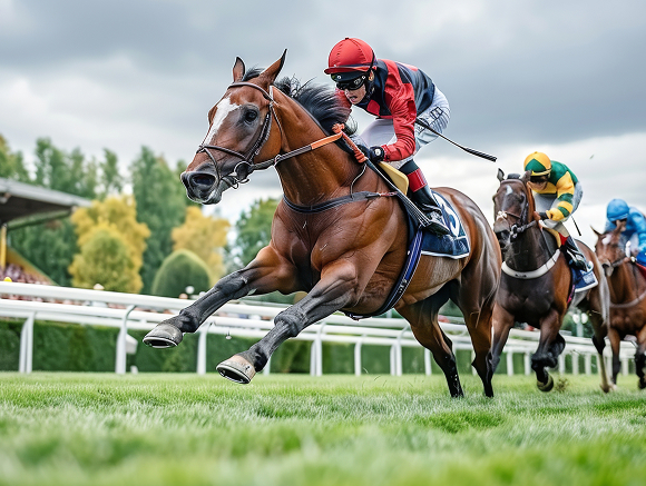 Live race broadcast visuals